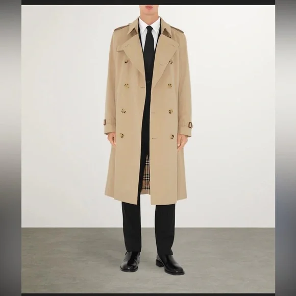 Burberry Kensington Tan Heritage Trench Coat with removable liner - Picture 4 of 15